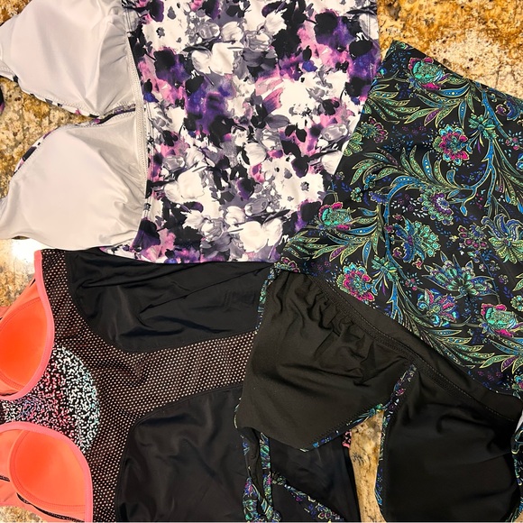 Bundle of 3 Tankini Bathing Suits (2 from Amazon 1 Zero Posur) - Picture 8 of 10